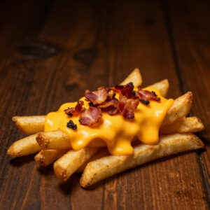 Fritas Cheddar e Bacon Peq
